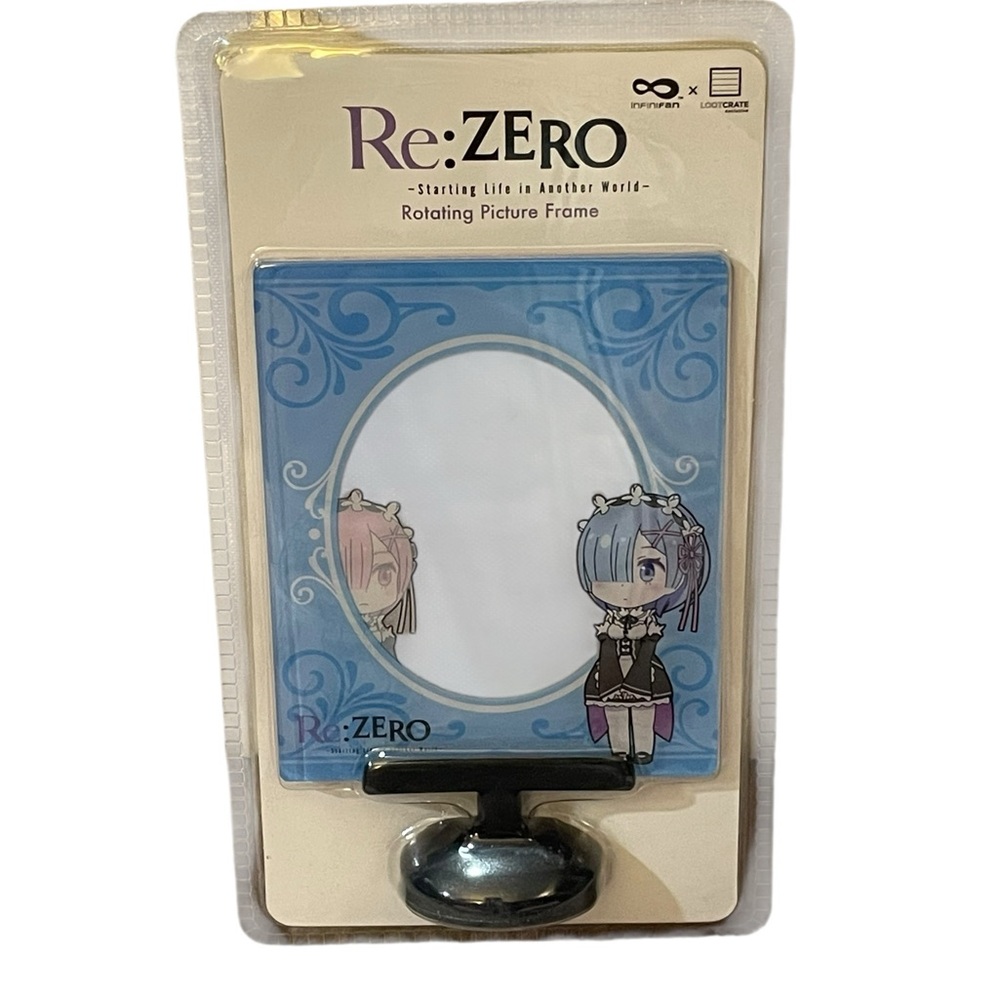 Re:Zero Rem and Ram Rotating Picture Frame Loot Crate Crunchy Roll Exclusive